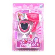 Set di bellezza Pretty Girl rosa con asciugacapelli elettrico