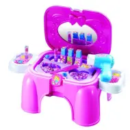 Set di bellezza con sgabello portatile - Woodyland