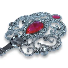 Set di bellezza da principessa con tiara, bacchetta magica e orecchini immagine 4
