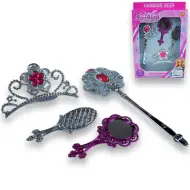 Set di bellezza da principessa con tiara e bacchetta magica