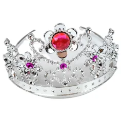 Set di bellezza da principessa con tiara, fermaglio, orecchini e bacchetta magica immagine 3