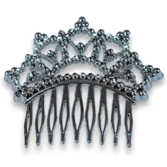 Set di bellezza da principessa con tiara, fermaglio, orecchini e bacchetta magica immagine 5