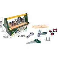 Set di bricolage in cassetta con sega e accessori