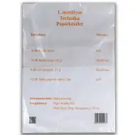 Set di carta tecnica per la 1ª classe, 36 pezzi