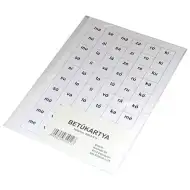 Set di carte alfabetiche