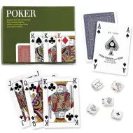 Set di carte da poker e dadi - Piatnik