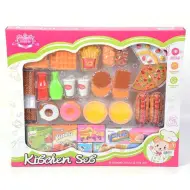 Set di cibo giocattolo con dolci