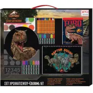 Set di colorazione Jurassic World: Campo Cretaceo 54x47cm