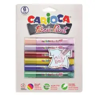 Set di colori per tessuti con 6 colori - Carioca