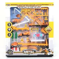 Set di costruzioni con elicottero, stazione di servizio e accessori