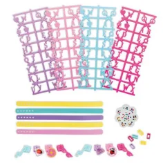 Set di creazione braccialetti Fashion Star con lettere e accessori immagine 2