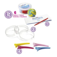 Set di creazione braccialetti e fermagli per capelli Modelight Bijoux - Carioca immagine 2