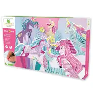 Set di creazione di grandi mosaici con unicorni Sycomore StickN Fun