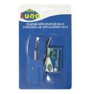 Set di cucitrice manuale con graffette No. 10