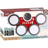 Set di dadi da gioco rossi 4 pezzi 40x24x7,5cm