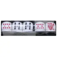 Set di dadi da poker 5 pezzi 16mm - Piatnik