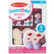Set di decorazione scatola di legno a forma di farfalla - Melissa &amp; Doug