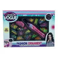 Set di decorazioni per capelli con macchina e perline, accessori
