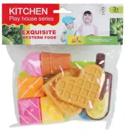 Set di dolci con waffle e cioccolatini