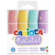 Set di evidenziatori pastello 4 pezzi - Carioca