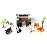 Set di giocattoli di animali africani con palme