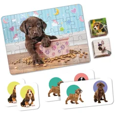 Set di giochi 4 in 1 cuccioli - Clementoni immagine 2