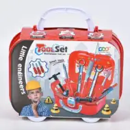 Set di giochi con attrezzi manuali in valigia