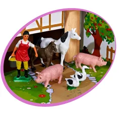 Set di giochi in legno da fattoria - Eichhorn immagine 2