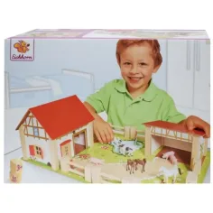 Set di giochi in legno da fattoria - Eichhorn immagine 4