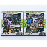 Set di giochi militari con aerei e accessori in due varianti