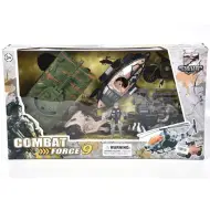 Set di giochi militari con carro armato, moto e accessori