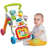 Set di giochi per lo sviluppo delle abilità del bambino e supporto alla camminata con effetti di luce e suono