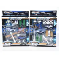 Set di giochi spaziali con veicoli e accessori in due varianti