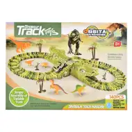 Set di gioco Dino Park con macchinina e dinosauri, 140 pezzi