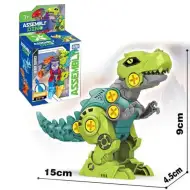 Set di gioco assemblabile T-rex dinosauro