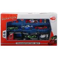 Set di gioco camion trasportatore di auto 26 cm in due varianti - Dickie Toys