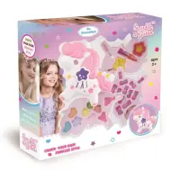 Set di gioco con palette di trucco a due piani a forma di pony Sparkle &amp; Glitter