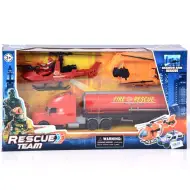 Set di gioco dei vigili del fuoco Rescue Team con gommone