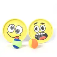 Set di gioco di abilità catch ball con motivo smiley