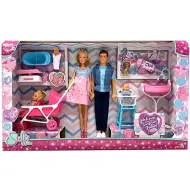Set di gioco famiglia neonato Steffi Love - Simba Toys