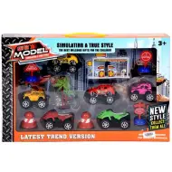 Set di gioco fuoristrada con 6 auto