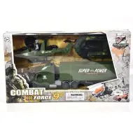 Set di gioco militare Combat Force 9 con elicottero e accessori