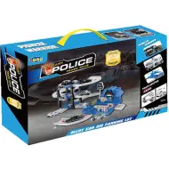 Set di gioco parcheggio a tre piani della polizia