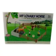 Set di gioco per la toelettatura del cavallo con accessori