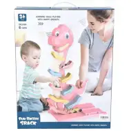 Set di gioco torre di dinosauri con auto
