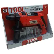Set di gioco trapano elettrico Tool 17 pezzi