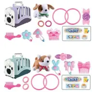 Set di gioco trasportino per animali domestici Cute Pet con cane in due varianti