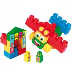 Set di grandi mattoncini con elementi blu 26 pezzi - Wader immagine 2