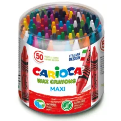 Set di jumbo pastelli a cera 50 pezzi - Carioca immagine 2