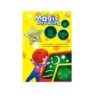 Set di lavagna magica con stencil e penna